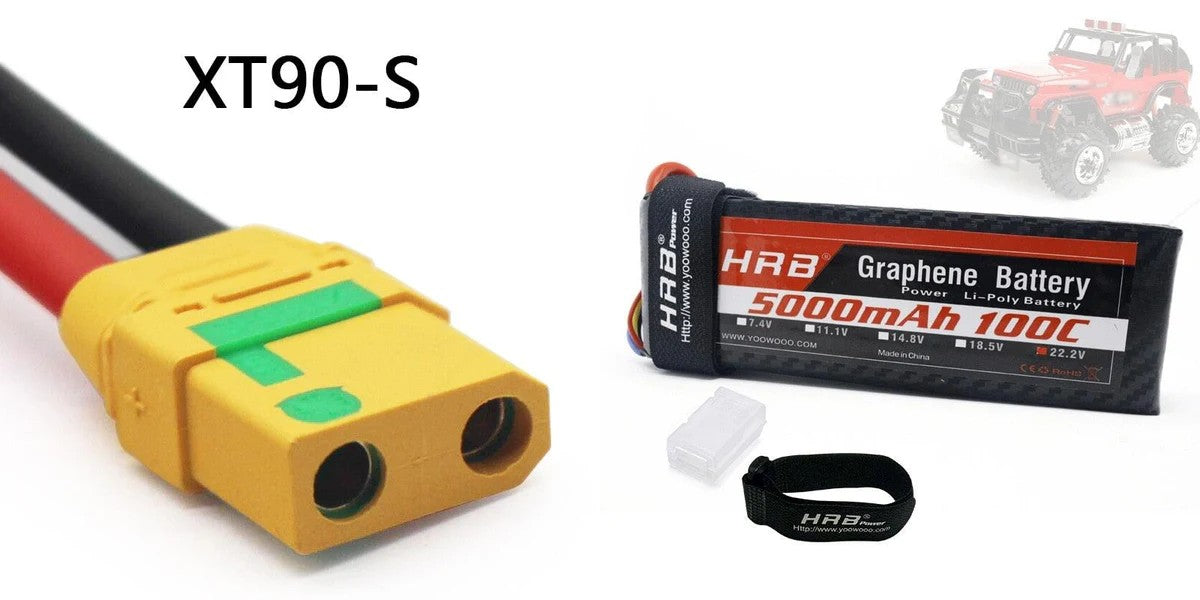 HRB 6S 5000mAh 22,2V Graphen Lipo-Batterie 100 C XT90-S-Anschluss