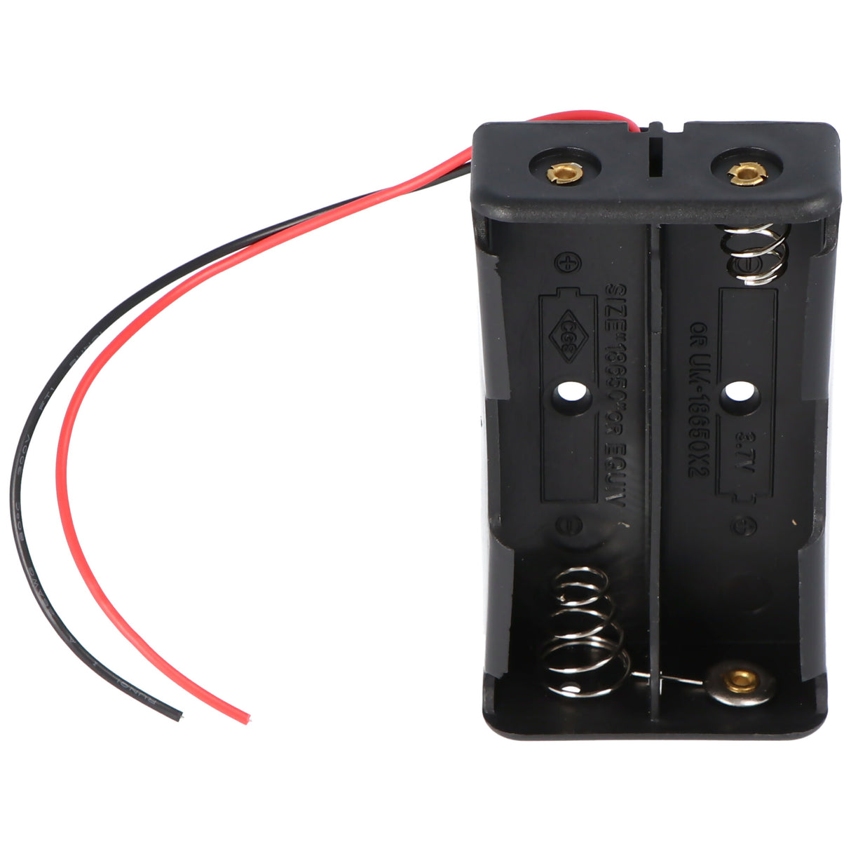 AccuCell 2fach Batteriehalter für CR 18650 Batteriegröße 71x21x21mm