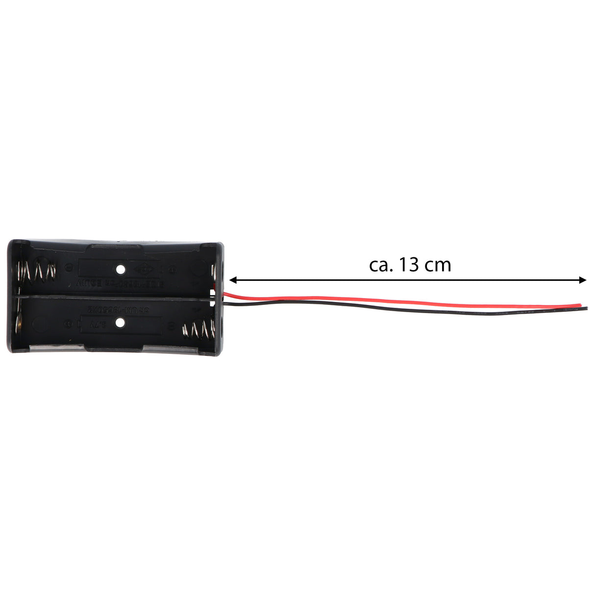 AccuCell 2fach Batteriehalter für CR 18650 Batteriegröße 71x21x21mm