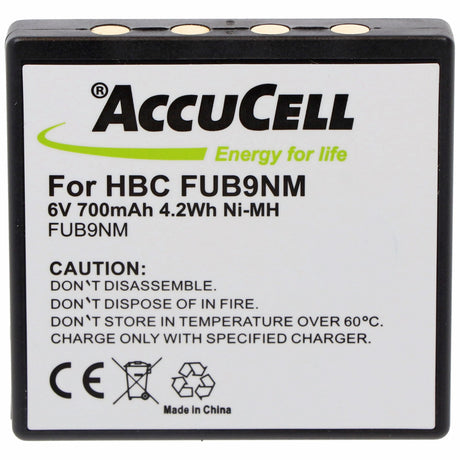 AccuCell HBC FUB9NM Akku, BA209000, 209060, BA209061 als Nachbau