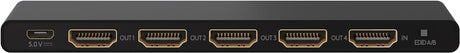 Goobay HDMI Splitter 1x HDMI™-Eingangssignal auf 4x HDMI™-Ausgänge auf, maximal 4K Ultra HD 2160p (60 Hz) möglich