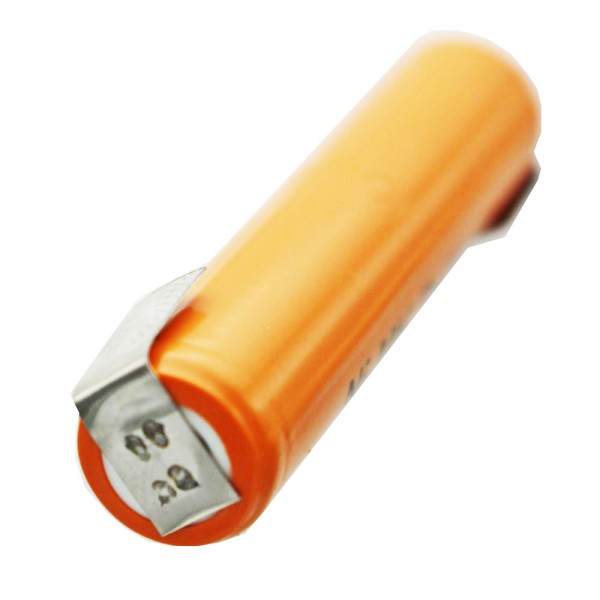 Panasonic Flat Top HHR-70AAAE4 NiMH Akku 1,2V 700mAh / AAA mit Lötfahne Z-Form