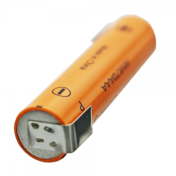 Panasonic Flat Top HHR-70AAAE4 NiMH Akku 1,2V 700mAh / AAA mit Lötfahne Z-Form