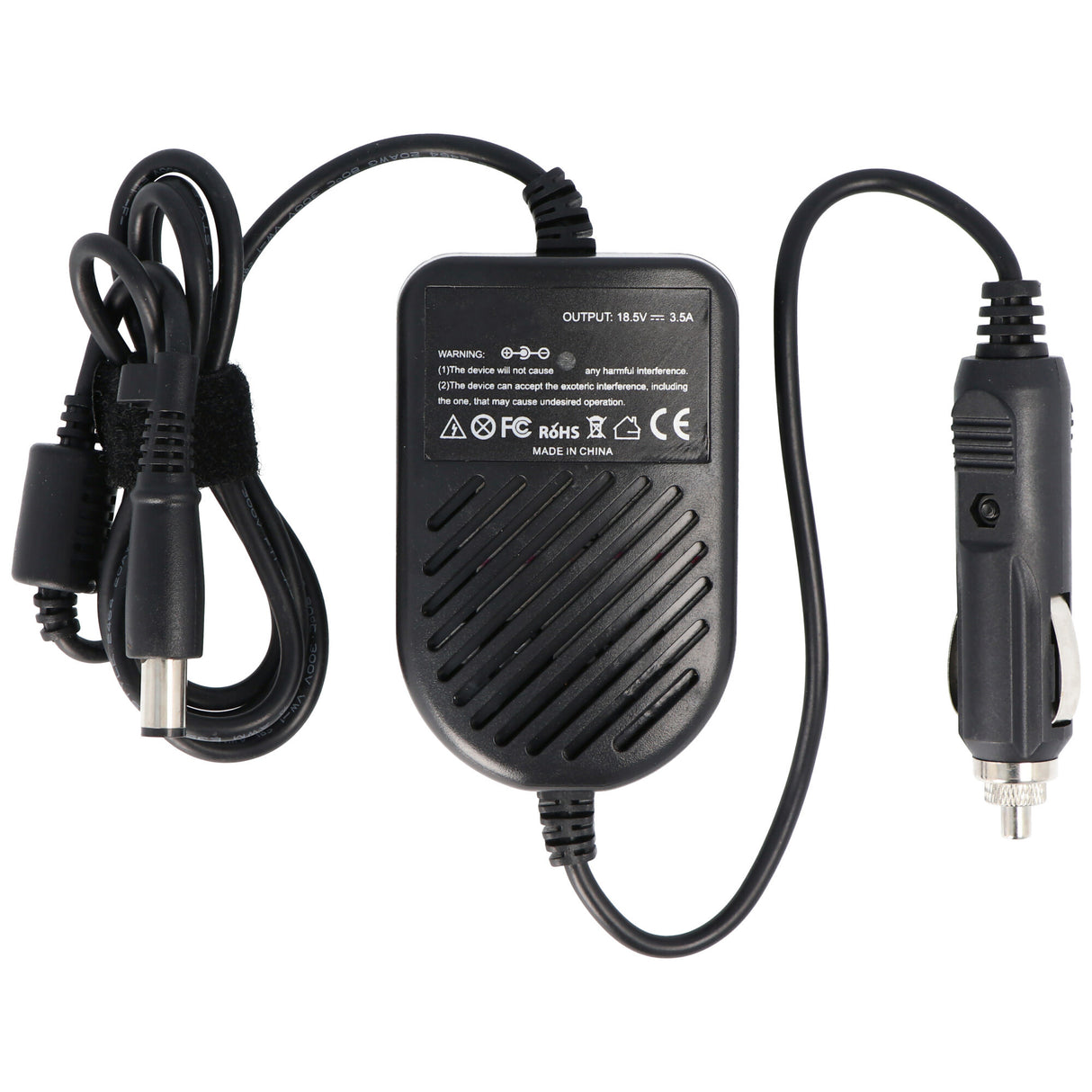 AccuCell KFZ-Ladekabel für viele HP Compaq Laptop mit Stecker 7,4mm x 5,0mm, 18,5v 3,5A