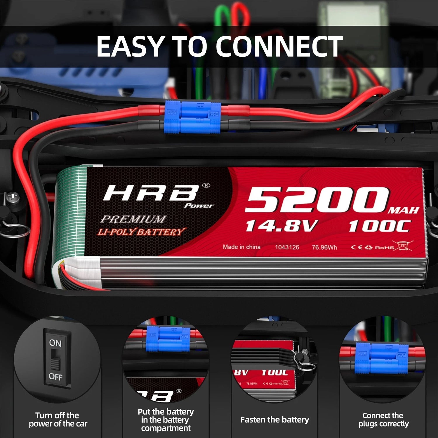 5200mAh / 4S / EC5