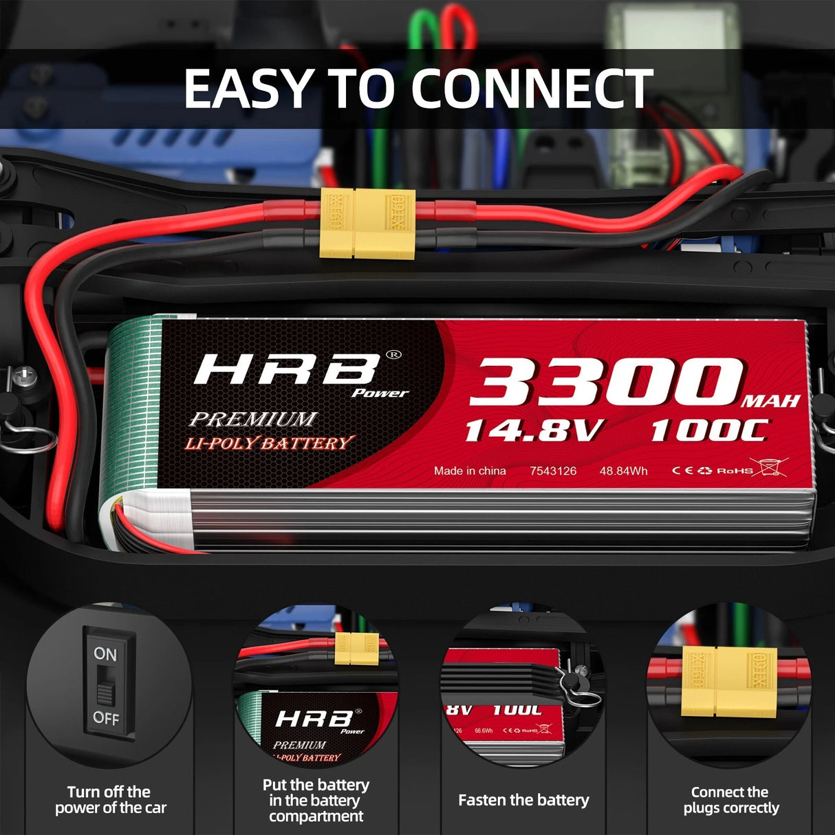 3300mAh / 4S / XT60