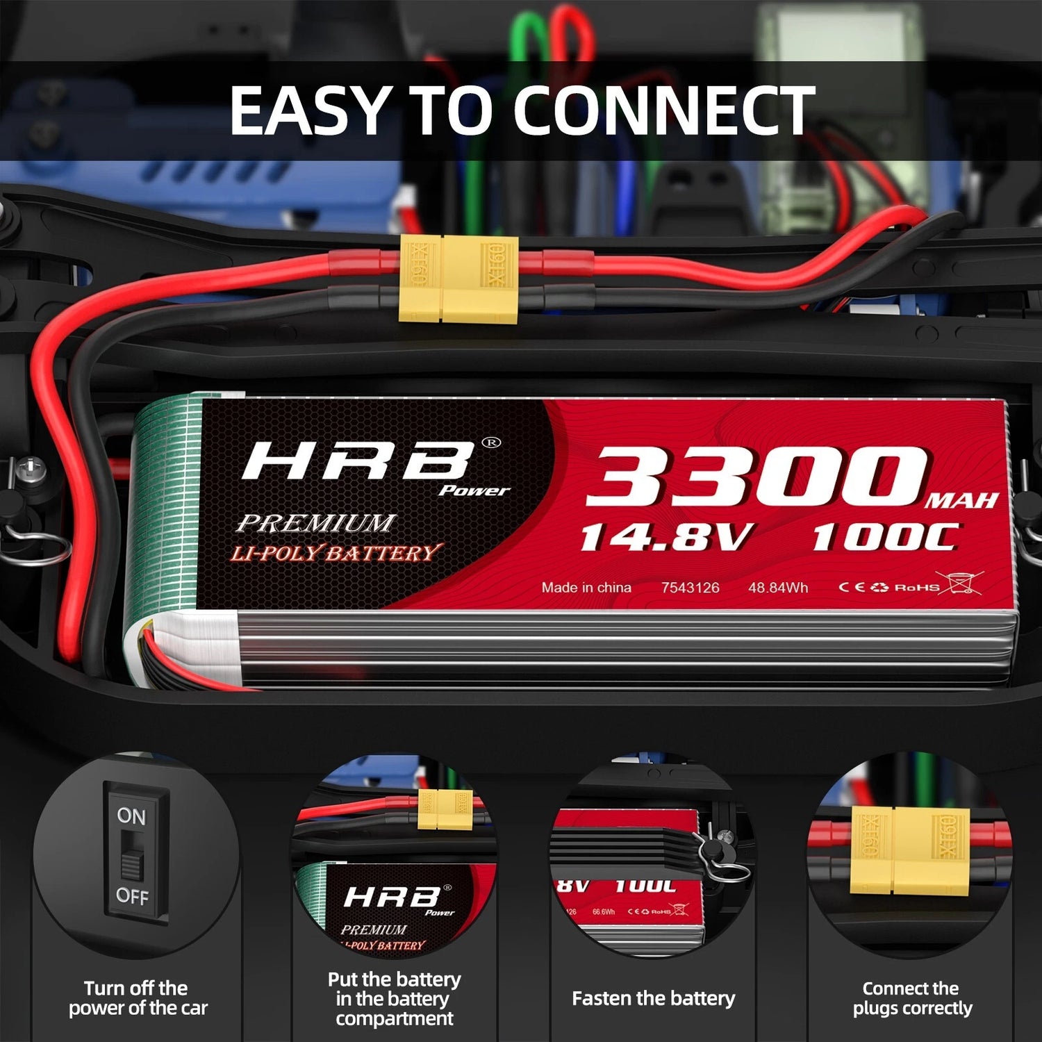 3300mAh / 4S / XT60