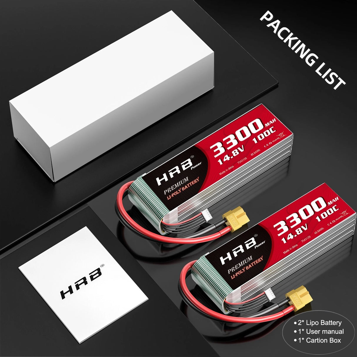 3300mAh / 4S / XT60