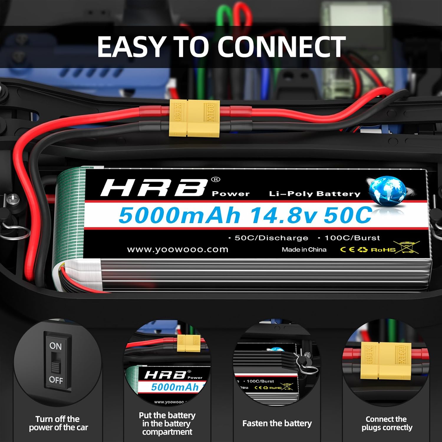 5000mAh / 4S / XT60