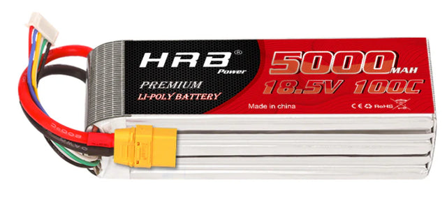 HRB 18,5V LiPo-Akku 5000mAh 100C mit XT90-Stecker