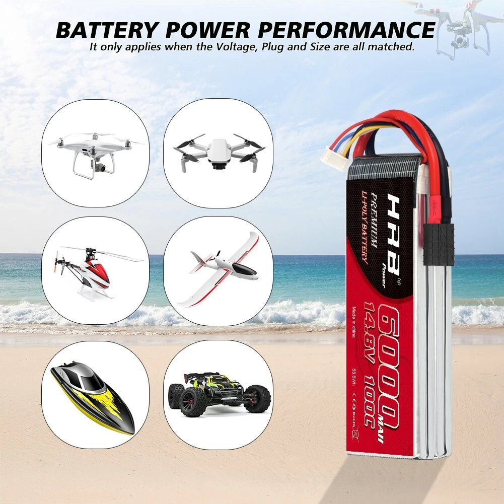 6000mAh / 4S / TRX