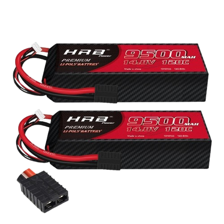 HRB 4S 9500mAh 14,8V 120C TRX LiPo Akku (2 St.)