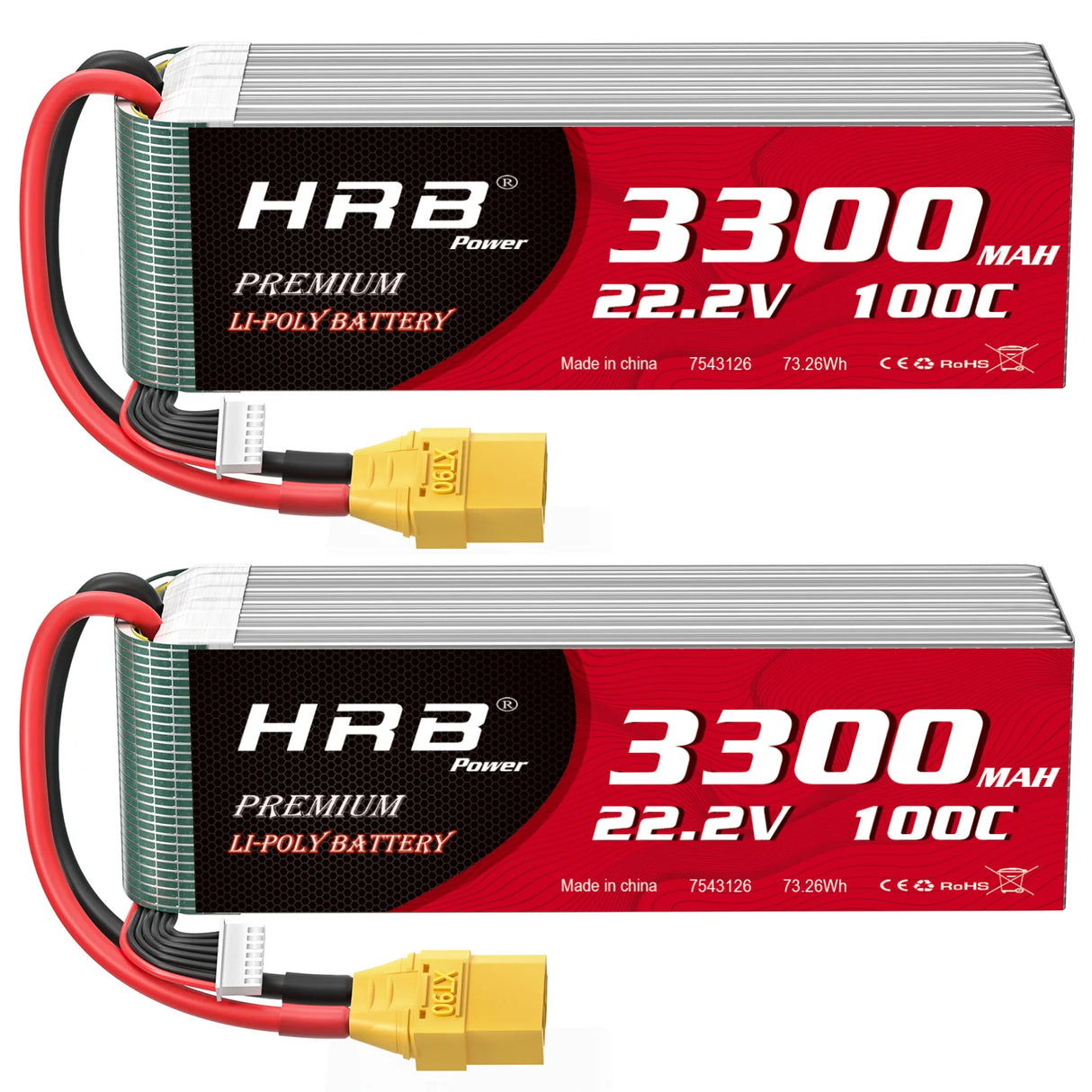 3300mAh / 6S / XT90