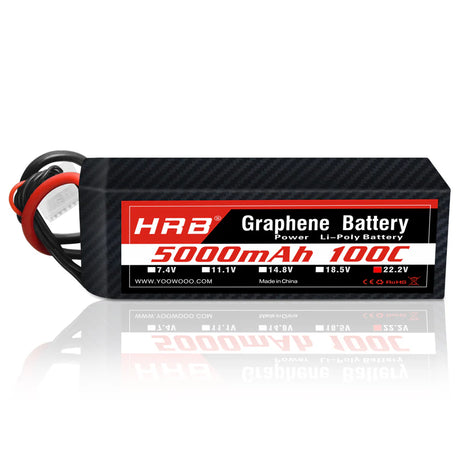 HRB Graphene 22,2V 5000mah 100C EC5
