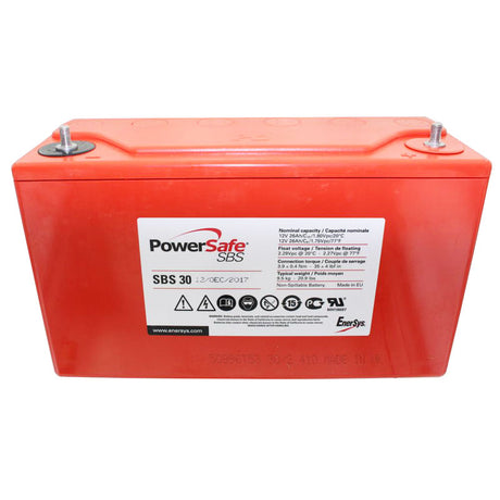 Hawker SBS 30 PowerSafe Akku Blei PB 12Volt 26Ah 12SBS30