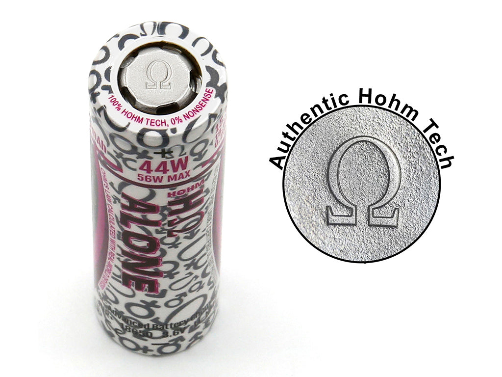 HohmTech ALONE 18650 3309mAh max. 19,6A Lithium-Ionen-Akku NMC, 3,6V - 3,7V