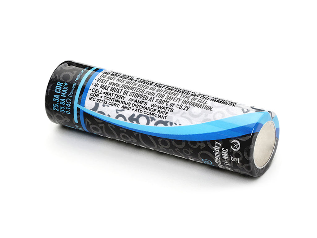 Hohmtech Works² 18650 2547mAh max. 35,8A Lithium-Ionen-Akku NMC, 3,6V - 3,7V