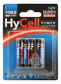 HyCell NiMH-Akku Typ 1000 Micro 800mAh 4er-Blister