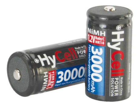 HyCell NiMH-Akku Typ 3000 Baby 2500mAh 2er Blister