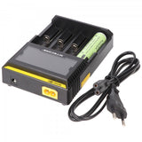 Panasonic Energie Set - 6 x 18650 plus Nitecore PREMIUM-Ladegerät D4EU