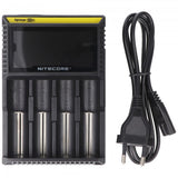 Panasonic Energie Set - 6 x 18650 plus Nitecore PREMIUM-Ladegerät D4EU