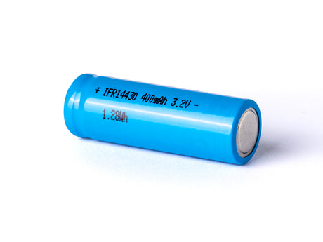 IFR 14430 - 400mAh 3,2V LiFePo4 Akku (Button Top) ungeschützt
