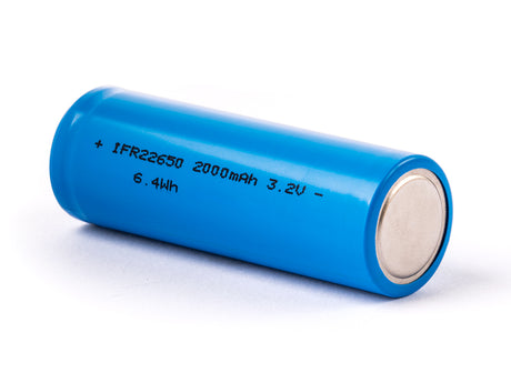 Cottcell IFR22650 3,2V - 3,3V 2000mAh LiFePO4 Akku