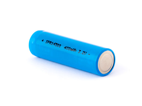 Cottcell IFR14500 - 400mAh AA LiFePo4 Akku 3,2V Pluspol erhöht