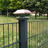 EZ Solar Zaunpfostenleuchte Solar LED Leuchte für Zaunpfähle, Garten Pfostenkappen
