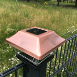 EZ Solar Zaunpfostenleuchte Solar LED Leuchte für Zaunpfähle, Garten Pfostenkappen