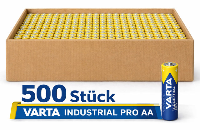 Varta Mignon AA LR6 Mignon Batterien Industrial 500er-Bulk