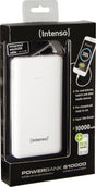 Intenso Akku-Powerbank „XS10000“ – 10.000 mAh, Weiß, USB-A / Micro-USB / USB-C