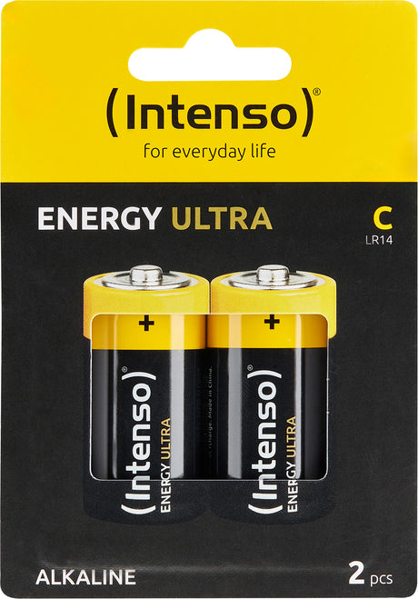 Intenso Batterie Alkaline, Baby, C, LR14, 1.5Volt – Energy Ultra (2er Pack)