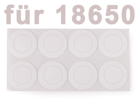 HPVC Isolierscheiben ø17 mm für 18650 Zellen
