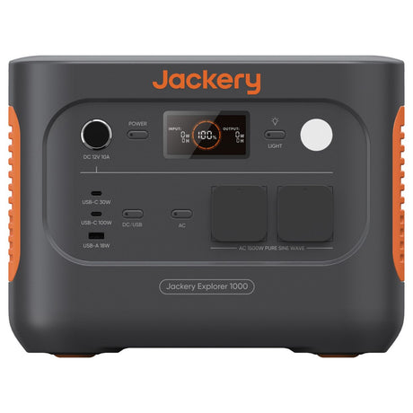 Jackery Explorer 1000 v2 Powerstation 1070 Wh, 1500 W, LiFePO4-Akku und USV-Funktion