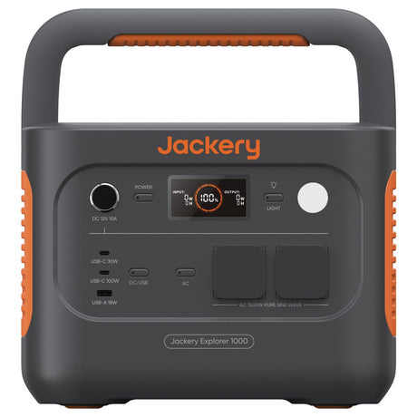 Jackery Explorer 1000 v2 Powerstation 1070 Wh, 1500 W, LiFePO4-Akku und USV-Funktion