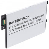 AccuCell Akku passend für Amazon Kindle 3, Kindle 3 WiFi, Kindle Graphite 170-1032-00