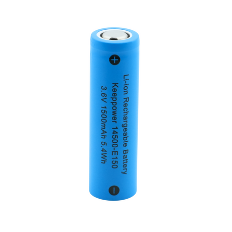 KP 14500 - E150 - 1500mAh 3,6V - 3,7V Lithium-Ionen-Zelle (ohne Schutzelektronik)