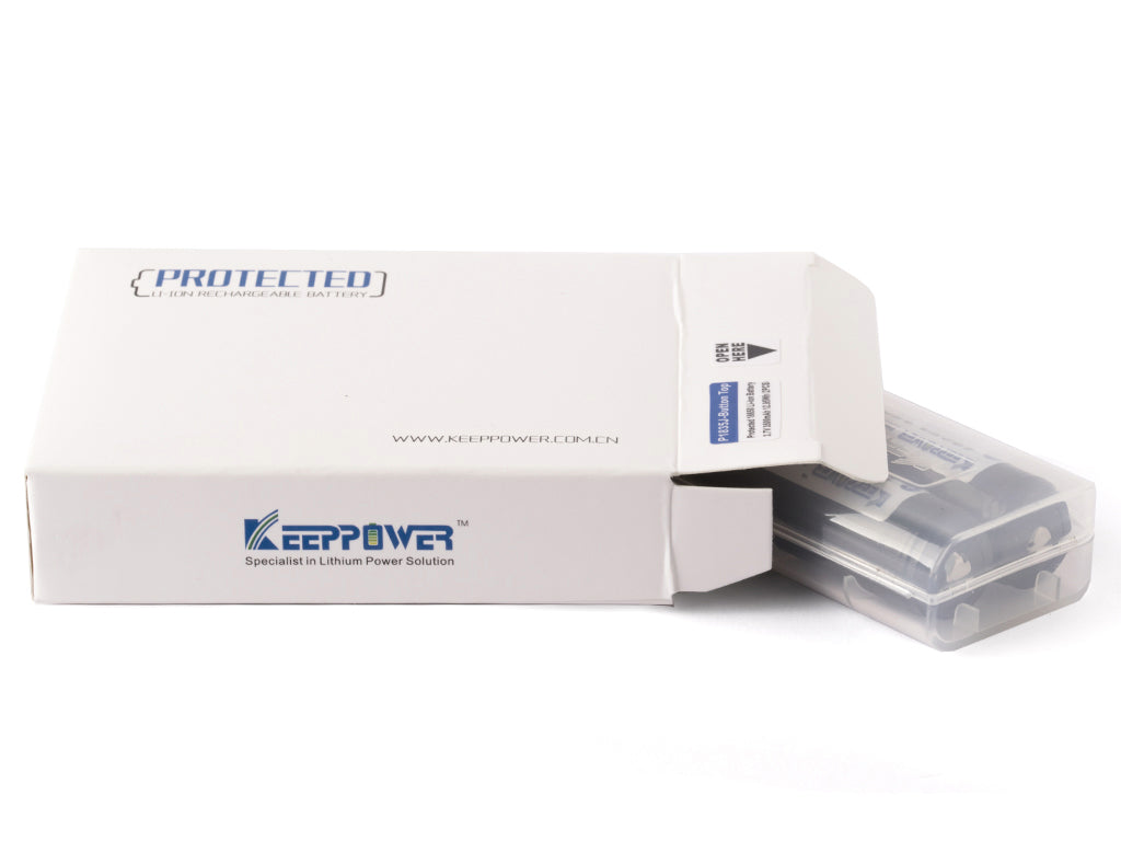 Keeppower 14430 - 950mAh 3,6V - 3,7V Li-Ionen-Akku PCB geschützt P1443C2