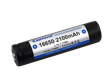 Keeppower 16650 mit 2100mAh 3,6V - 3,7V Li-Ion-Akku geschützt (Pluspol