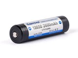 Keeppower 18650 - 2600mAh, 3,6V - 3,7V Li-Ion-Akku PCB geschützt P1826C