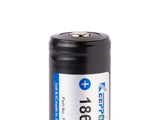 Keeppower 18650 - 3100mAh, 3,7V Li-Ionen-Akku geschützt - erhöhter Pluspol