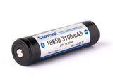 Keeppower 18650 - 3100mAh, 3,7V Li-Ionen-Akku geschützt - erhöhter Pluspol