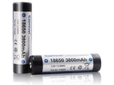 Keeppower 18650 - 3800mAh 3,6V - 3,7V Li-Ion-Akku geschützt (Pluspol erhöht) P1838C