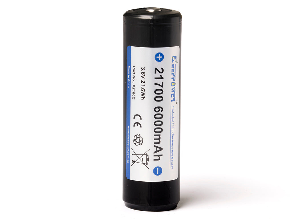 Keeppower 21700 6000mAh 3,7V Li-Ion Akku PCB geschützt P2160C