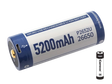 Keeppower 26650 - 5200mAh, Li-Ionen 3,7V - 3,6V - PCB geschützt mit US