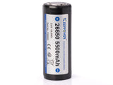 Keeppower 26650 - 5500mAh, 3,6V - 3,7V Li-Ion-Akku PCB geschützt