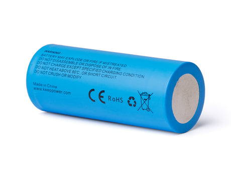 Keeppower 26650-E700 mit 7000 mAh¹, 3,6V-3,7V Li-ionen Akku 15A Entladestrom (konstant)