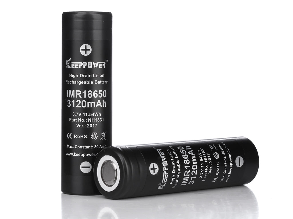 Keeppower IMR18650 3120mAh 3,6V - 3,7V (US18650VTC6) Li-Ion Akku