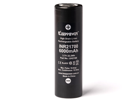 Keeppower INR21700 6000mAh 3,7V Li-ion Akku 12A (konstant)